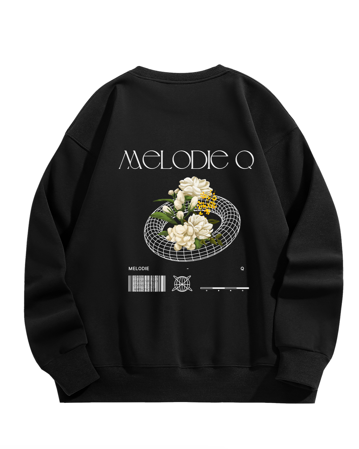 "FLOWERS" WINTER CREWNECK