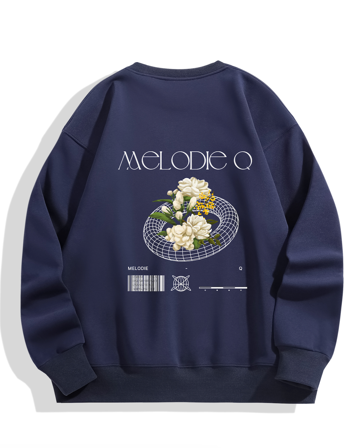 "FLOWERS" WINTER CREWNECK