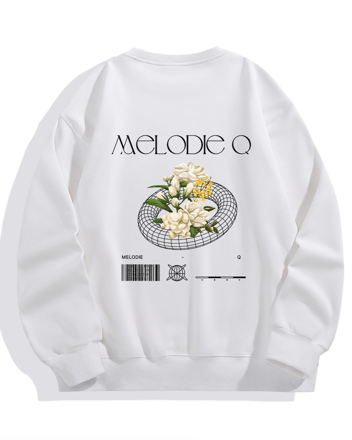 "FLOWERS" WINTER CREWNECK